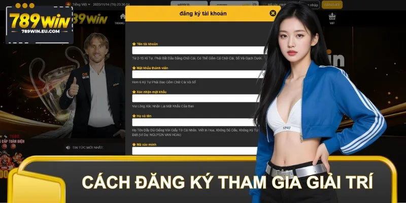 Quy trình đăng ký nhanh chóng, dễ dàng cho tân thủ