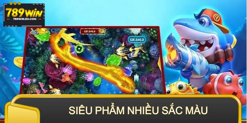 Bắn cá Long Vương là siêu phẩm đại dương nhiều sắc màu