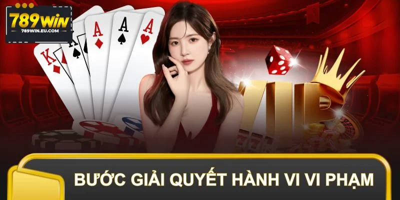 Các bước giải quyết hành vi không tuân thủ điều khoản