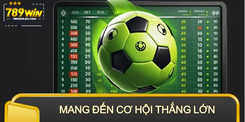 Kèo đồng banh mang đến cơ hội thắng lớn cho bạn