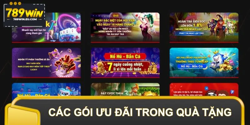 Các ưu đãi hấp dẫn trong quà tặng tân thủ