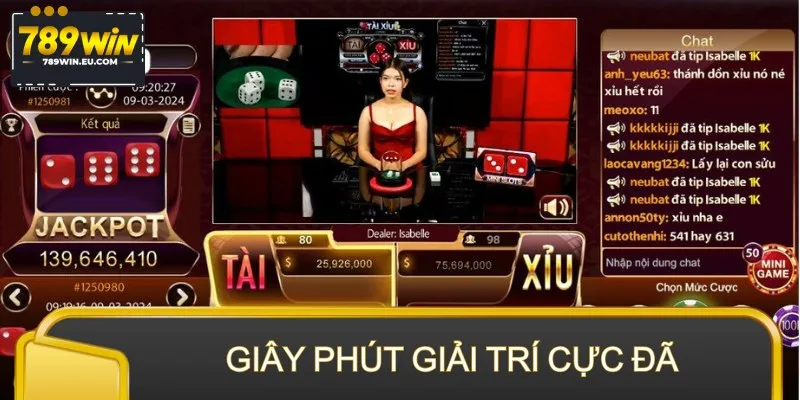 Tài xỉu online mang lại giây phút giải trí cực đã